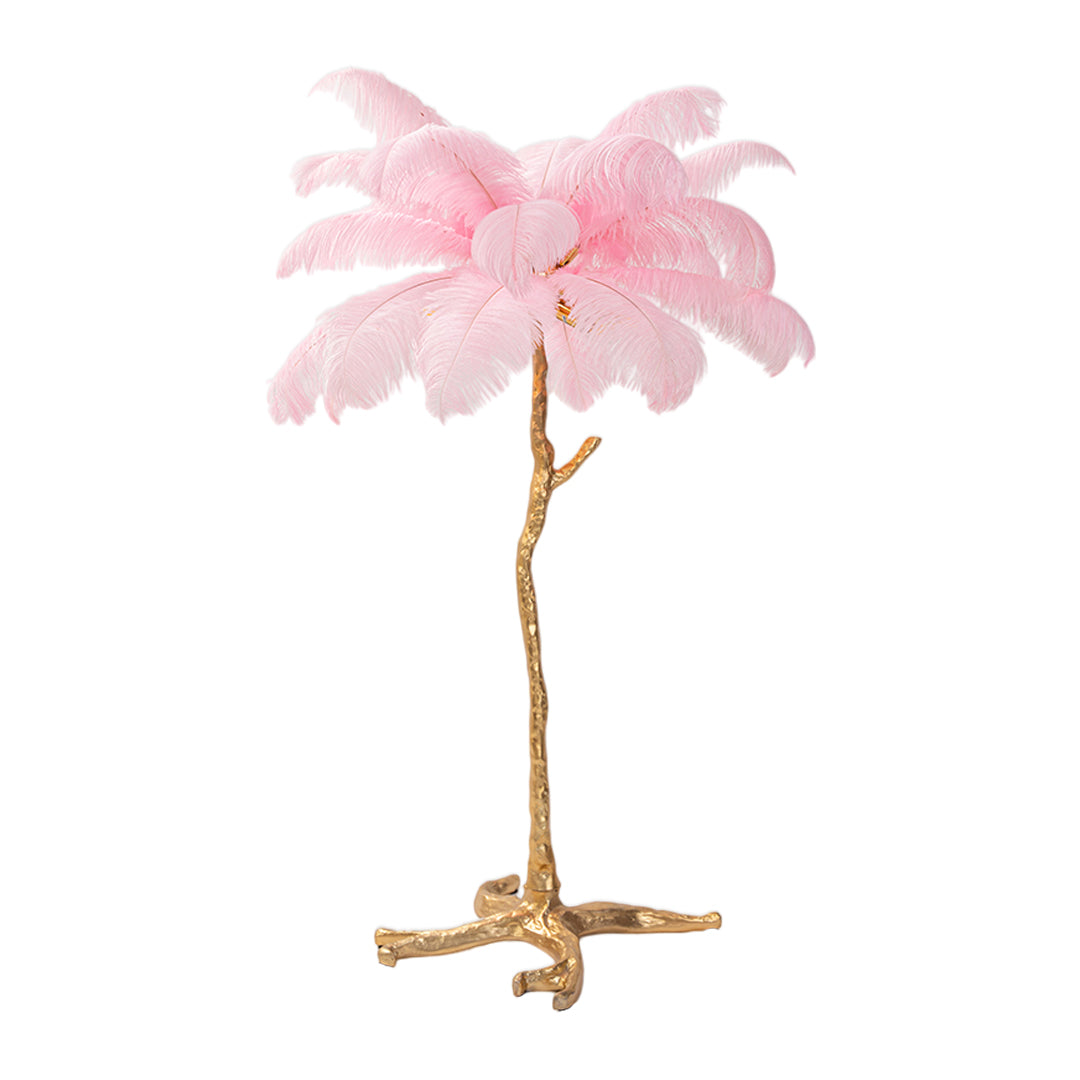 Feather-Designed Standing Lamp – Nordic Floor Light for Living Room, Warm LED, Four Color Options