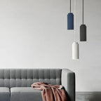Elegant Ribbed White Pendant Light for Stylish Kitchens