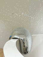 Retro-Inspired Melting Glass Artwork for Home Decor
