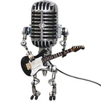Retro-Inspired LED Microphone Table Lamp