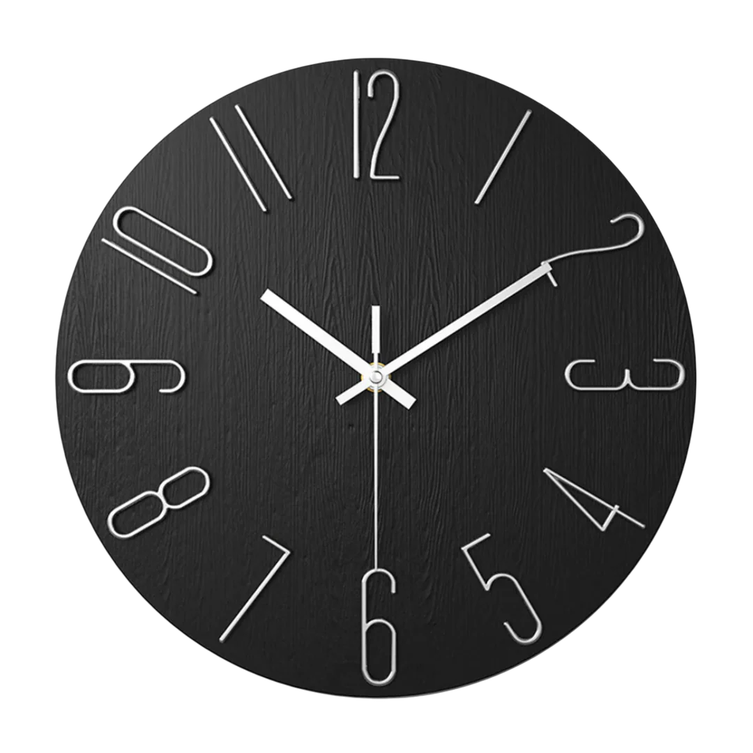 Quartz Wall Clock – Contemporary Minimalist Style for Living Room Décor