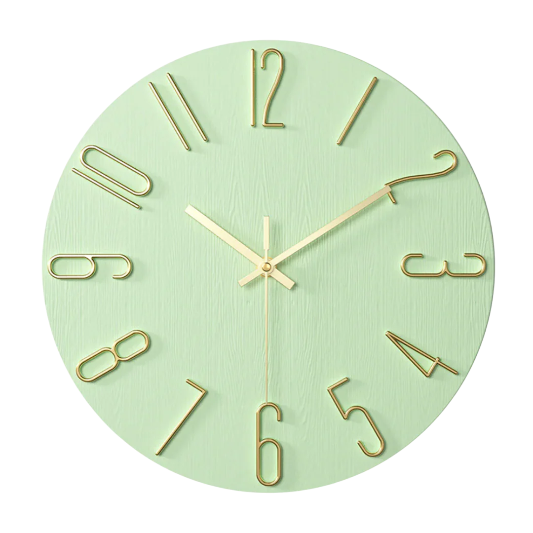 Quartz Wall Clock – Contemporary Minimalist Style for Living Room Décor