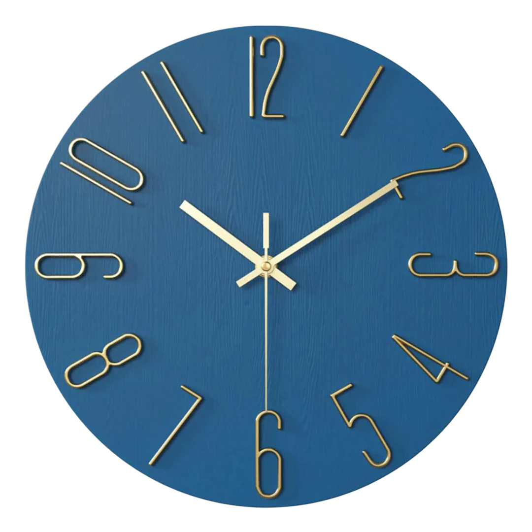 Quartz Wall Clock – Contemporary Minimalist Style for Living Room Décor
