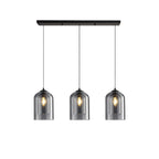 Modern Kitchen Island Light with Tinted Glass Shade