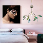 Branch Style Design Glass Chandelier in Multiple Colors