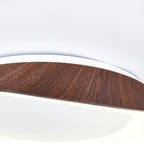 Ceiling Light with Artistic Wood Grain Design in Nordic Style
