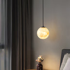 Round Marble Hanging Light Fixture