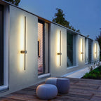 Sleek Linear Outdoor Wall Lamp for Modern Spaces
