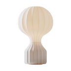 Silk Table Lamp with Wabi-Sabi Design