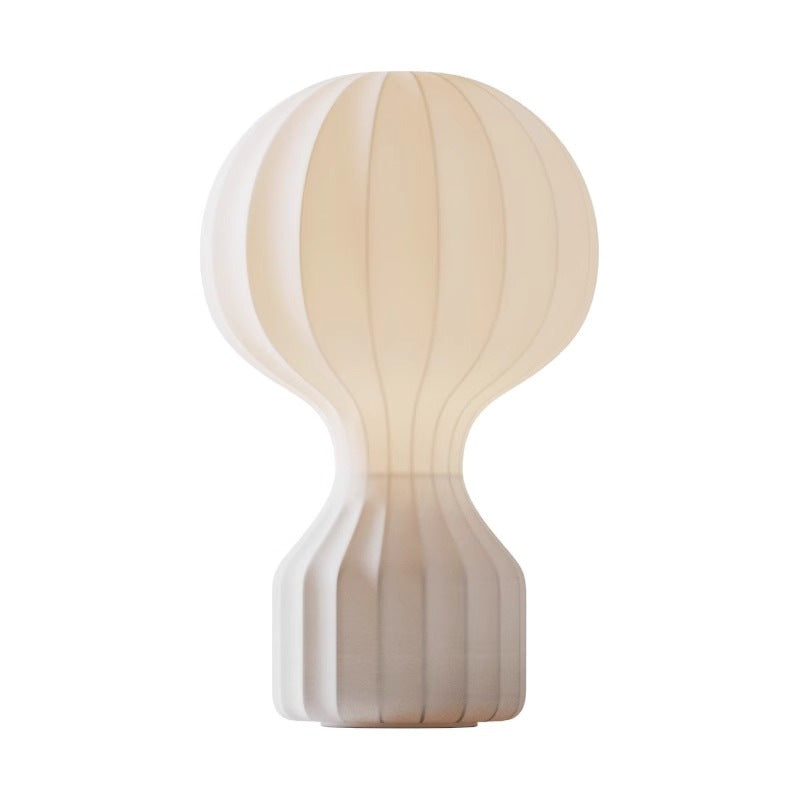 Silk Table Lamp with Wabi-Sabi Design