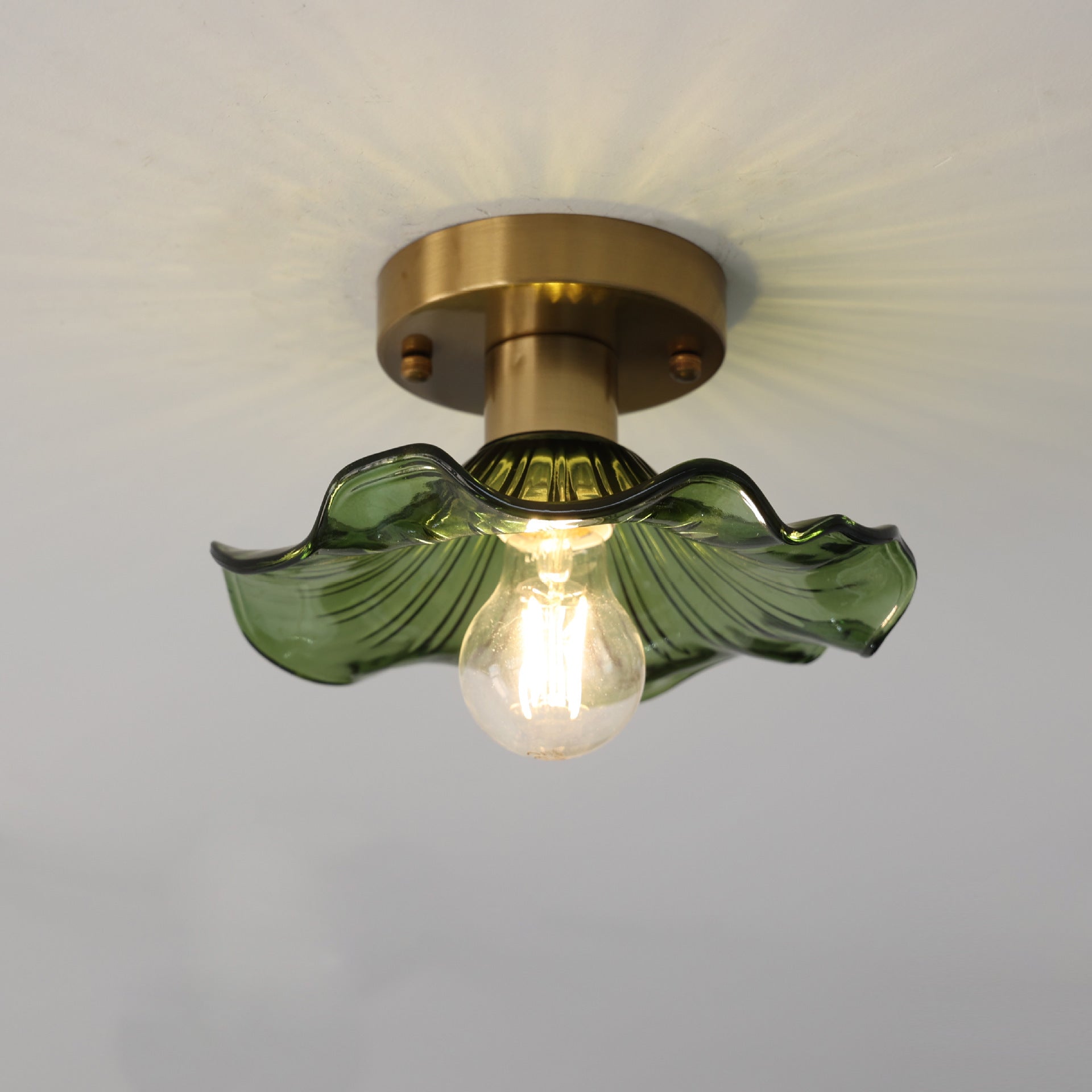 Floral Design Vintage Ceiling Lamp