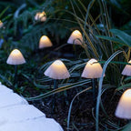 Multicolor LED Cap Solar Garden Mushroom Lights