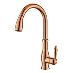 Metal Sink Tap with Pull-Out Spray for Kitchen Use