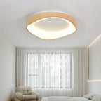 Ceiling Light with Artistic Wood Grain Design in Nordic Style