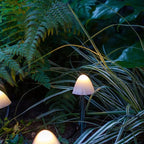 Multicolor LED Cap Solar Garden Mushroom Lights