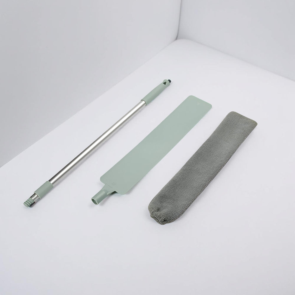 Flat Design Microfiber Brush for Cleaning Gaps - Retractable Mop Tool