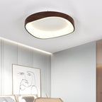 Ceiling Light with Artistic Wood Grain Design in Nordic Style