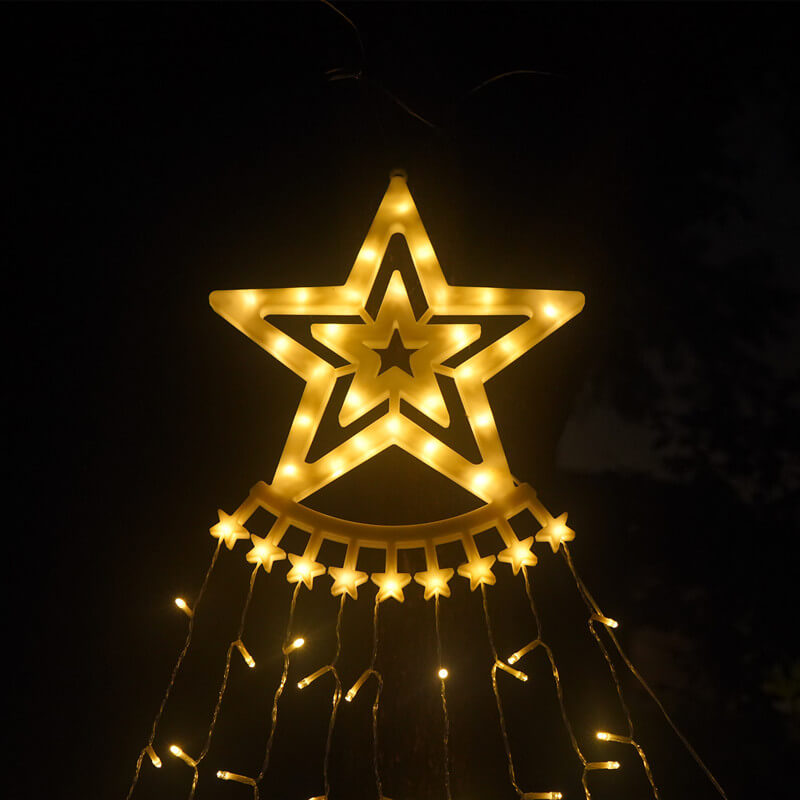 Solar String Lights with LED Strands for Hanging Decoration