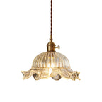 Clear Pendant Light in Vintage Scandinavian Style