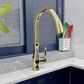 Metal Sink Tap with Pull-Out Spray for Kitchen Use