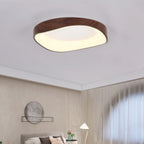 Ceiling Light with Artistic Wood Grain Design in Nordic Style