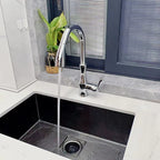 Metal Sink Tap with Pull-Out Spray for Kitchen Use