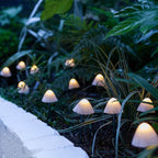 Multicolor LED Cap Solar Garden Mushroom Lights