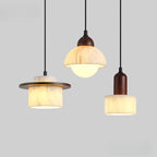 Retro Marble Hanging Light Fixture