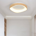 Ceiling Light with Artistic Wood Grain Design in Nordic Style