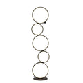 Contemporary Stacked Circle Standing Light Fixture