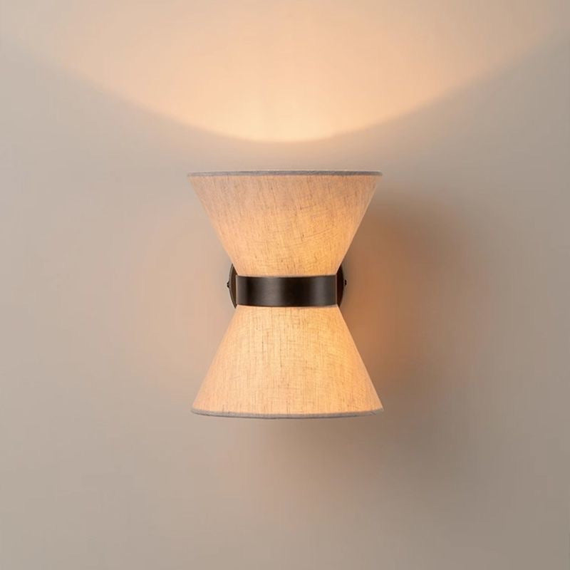 Silk Wall Lamp in Modern Wabi Sabi Style