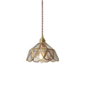 Geometric Pendant Light in Vintage Glass Design