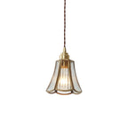 Geometric Pendant Light in Vintage Glass Design