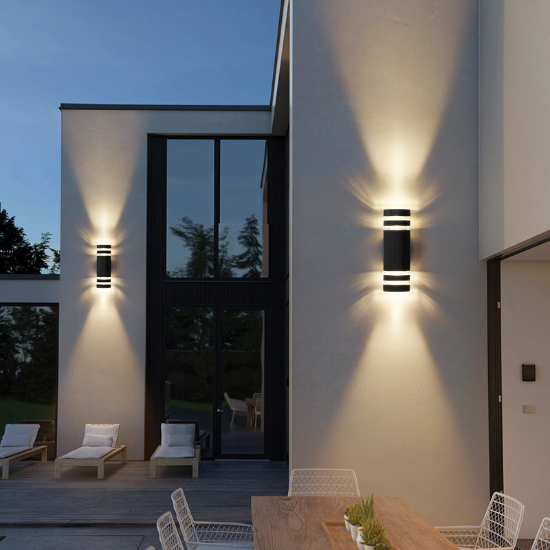 Outdoor Wall Light with Dual Directional Illumination