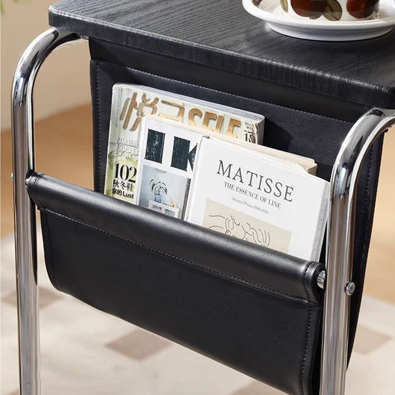 Movable Home Office Desk featuring PU Leather Surface and Steel Base