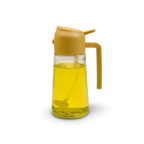 Refillable Glass Oil Dispenser with Spray for Kitchen Use