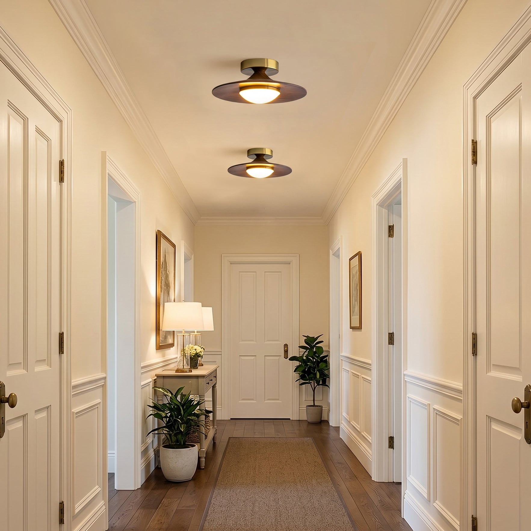 Modern LED Flush Mount Ceiling Light Fixture – Elegant Design