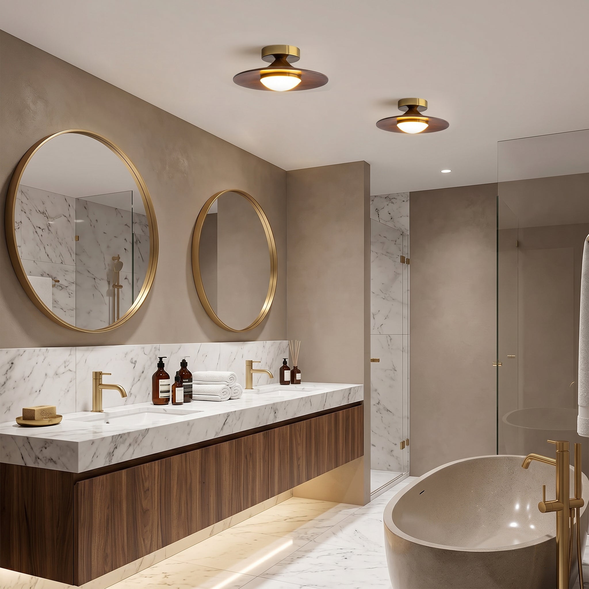 Modern LED Flush Mount Ceiling Light Fixture – Elegant Design