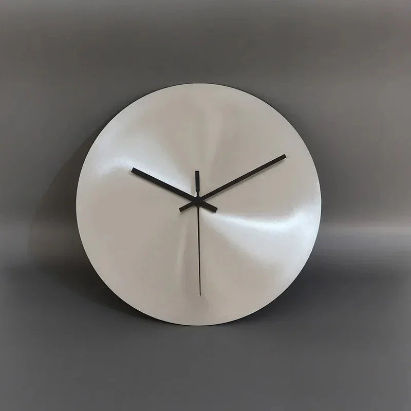 Tranquil Elegance: Olive Stainless Steel Wall Clock
