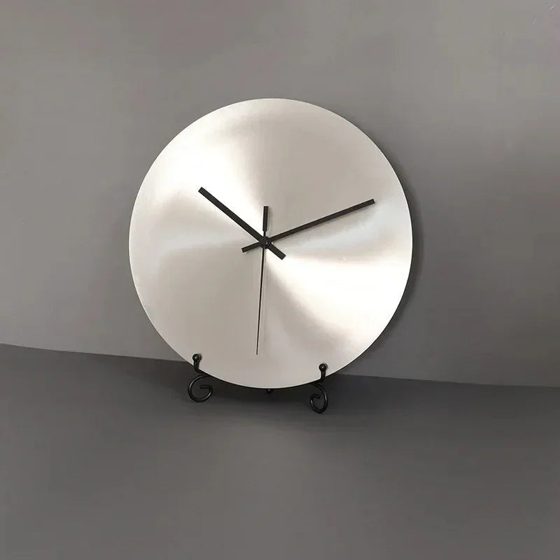 Tranquil Elegance: Olive Stainless Steel Wall Clock