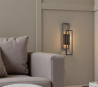 Double Rectangle Frame Wall-Mounted LED Light Fixture