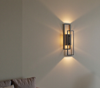 Double Rectangle Frame Wall-Mounted LED Light Fixture