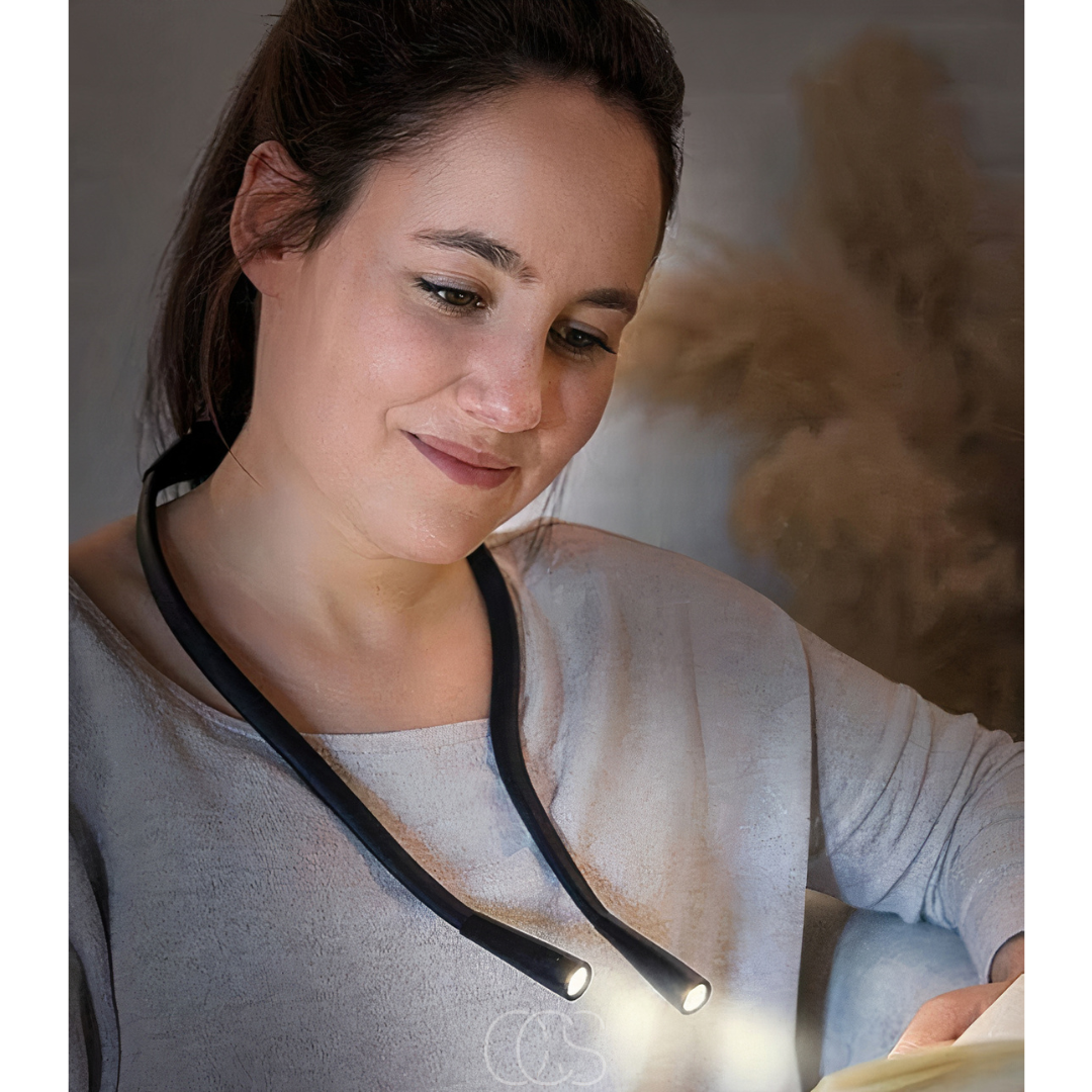 Flexible Dual LED Heads Neck Light for Reading on the Go