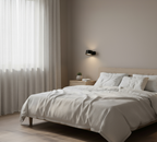 Compact Round Wall-Mounted LED Light Fixture