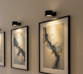 Compact Round Wall-Mounted LED Light Fixture