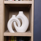 Intertwined Ceramic Vase for Flowers