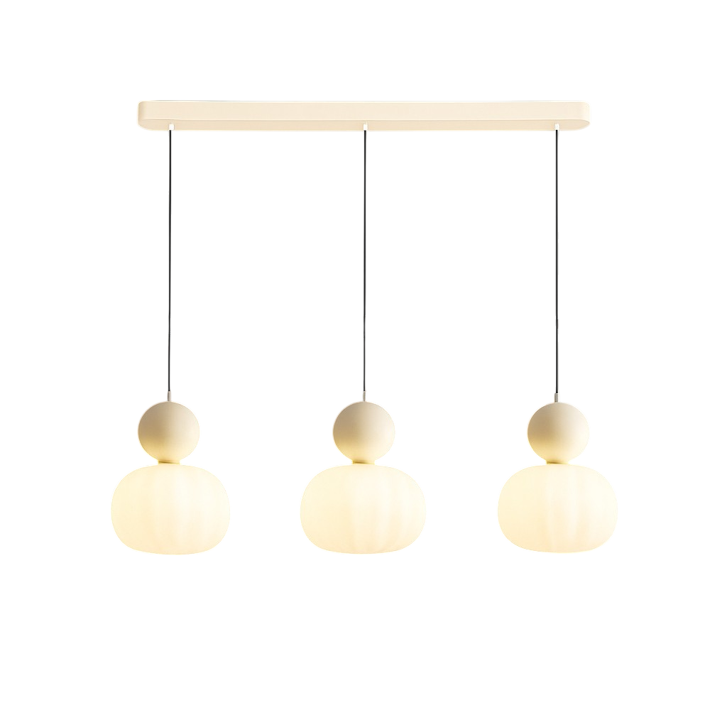 Colored Sphere Cap Pendant Light in Opal Glass