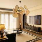Handcrafted Pendant Light in Organic Rattan Design