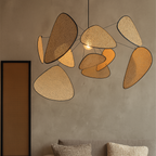 Handcrafted Pendant Light in Organic Rattan Design