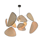 Handcrafted Pendant Light in Organic Rattan Design